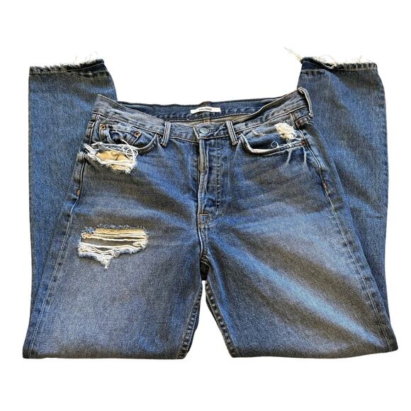 GRLFRND Karolina Straight Distressed Jean - Picture 3 of 8